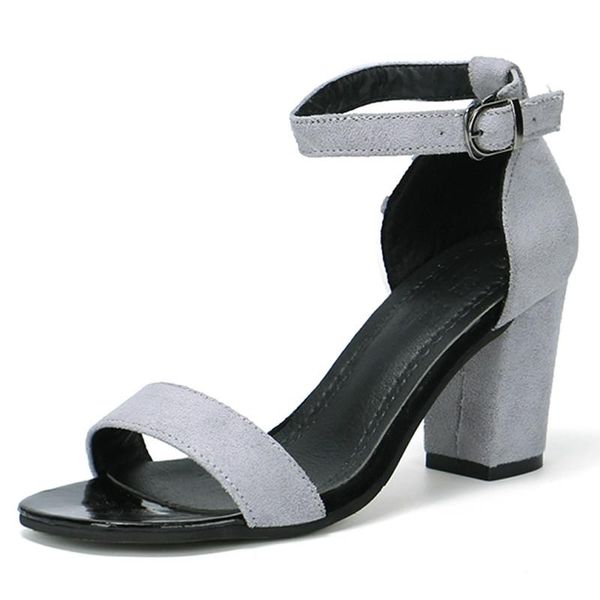 retro fashion sandals summer suede metal buckle national wind wild simple high heels trend casual women's single shoes dress, Black
retro fashion sandals summer suede metal buckle national wind wild simple high heels trend casual women's single shoes dress, Black