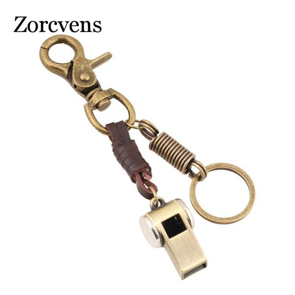 keychains modyle men's retro fashion leather key chains hanging decoration bronze alloy whistle pendant girls backpack dual jewelry, Silver
keychains modyle men's retro fashion leather key chains hanging decoration bronze alloy whistle pendant girls backpack dual jewelry, Silver