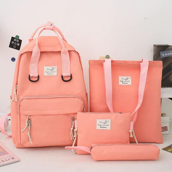backpack 4pcs/set kids school bags women nylon children korea shoulder bag cute satchel schoolbag for girls mochila escolar 50
backpack 4pcs/set kids school bags women nylon children korea shoulder bag cute satchel schoolbag for girls mochila escolar 50
