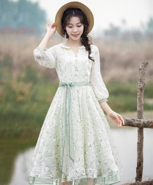 casual dresses chiffon summer 2021 women's sweet elegant dress slim all-match lace one-piece floral female a line, Black;gray
casual dresses chiffon summer 2021 women's sweet elegant dress slim all-match lace one-piece floral female a line, Black;gray