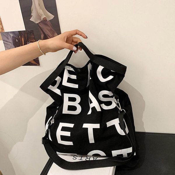 evening bags large capacity letter canvas tote bag women casual shoulder crossbody 2021 summer fashion handbags girls schoolbags
evening bags large capacity letter canvas tote bag women casual shoulder crossbody 2021 summer fashion handbags girls schoolbags