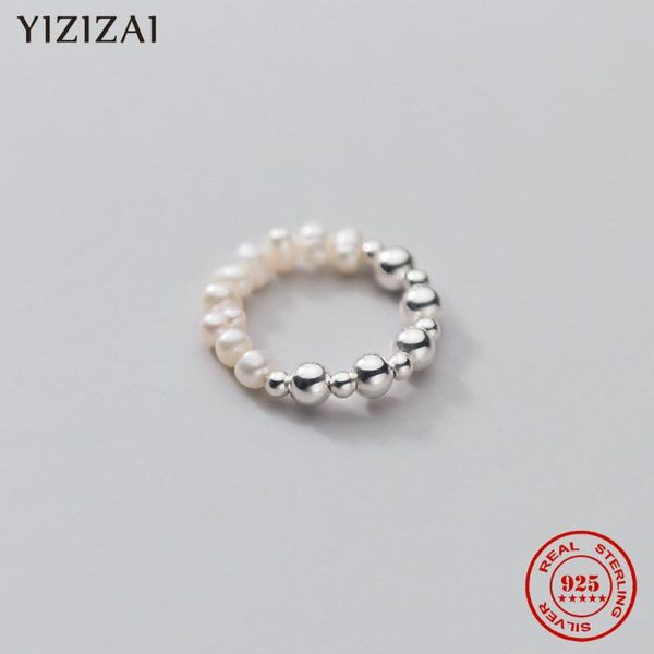 cluster rings yizizai 100% 925 sterling silver minimalist korean baroque pearl beads romantic women elastic ring wedding party jewelry gift, Golden;silver
cluster rings yizizai 100% 925 sterling silver minimalist korean baroque pearl beads romantic women elastic ring wedding party jewelry gift, Golden;silver