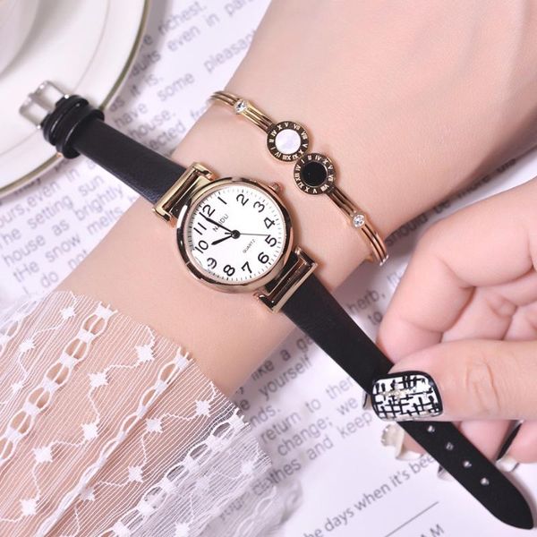 wristwatches qualities ladies watch fashion simple small women watches 2021 female quartz leather woman clock, Slivery;brown
wristwatches qualities ladies watch fashion simple small women watches 2021 female quartz leather woman clock, Slivery;brown