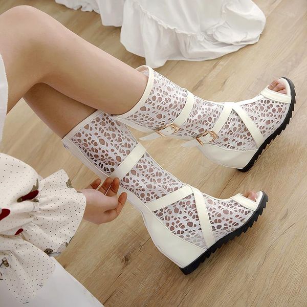 boots gigifox fashion peep toe inside lace mesh high heels women shoes woman leisure summer big size 34-43, Black
boots gigifox fashion peep toe inside lace mesh high heels women shoes woman leisure summer big size 34-43, Black