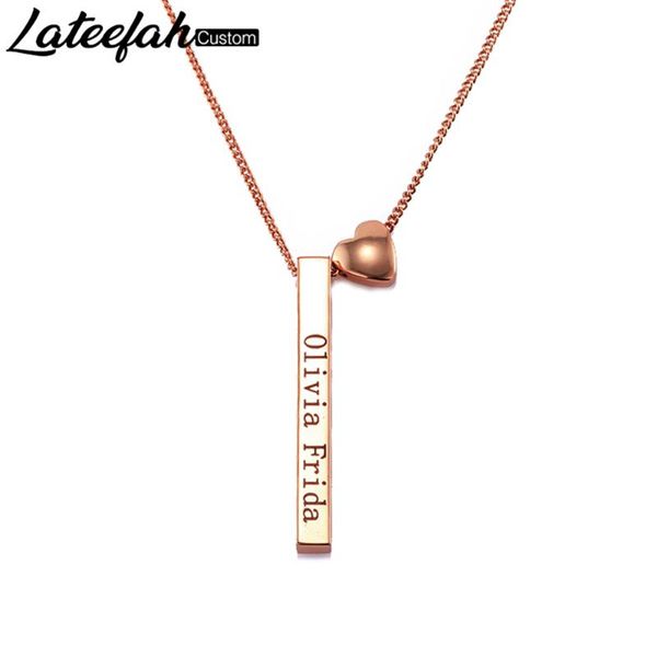 lateefah personality letter custom name fashion necklace tiny dainty heart initial necklaces women accessories ladies jewelry pendant, Silver
lateefah personality letter custom name fashion necklace tiny dainty heart initial necklaces women accessories ladies jewelry pendant, Silver