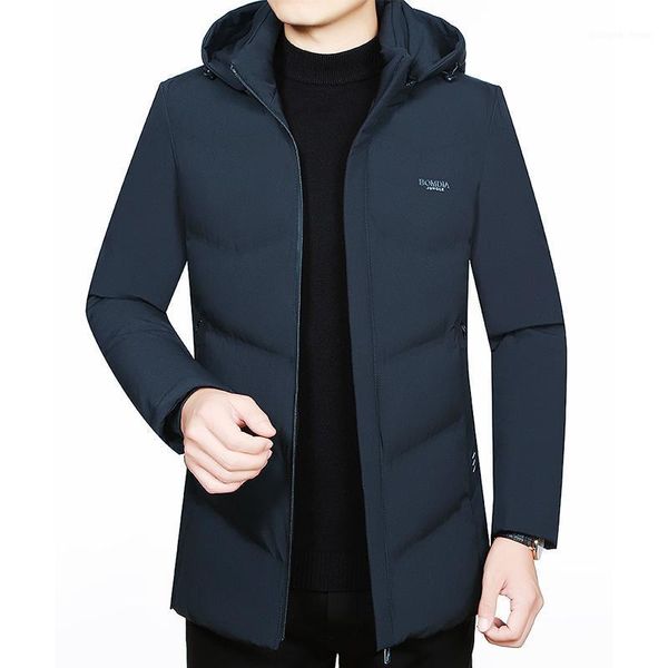 men's down & parkas winter cotton-padded jacket mid-length section 2021 thick male father casual middle, Black
men's down & parkas winter cotton-padded jacket mid-length section 2021 thick male father casual middle, Black