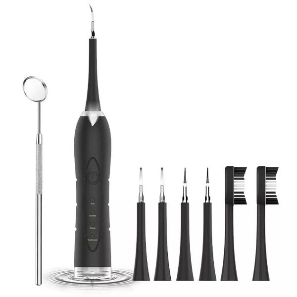electric ultrasonic sonic dental scaler tooth calculus remover cleaner stains tartar tool with 5 replaceable brush head smart toothbrush
electric ultrasonic sonic dental scaler tooth calculus remover cleaner stains tartar tool with 5 replaceable brush head smart toothbrush