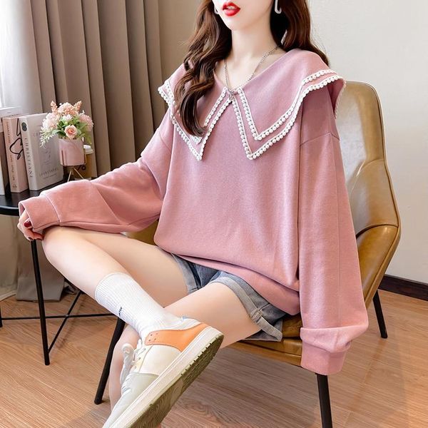 women's hoodies & sweatshirts cotton sweet pink fleece korean fashion female pulovers sweatshirt kawaii vintage clothes coat 2021 winte, Black
women's hoodies & sweatshirts cotton sweet pink fleece korean fashion female pulovers sweatshirt kawaii vintage clothes coat 2021 winte, Black