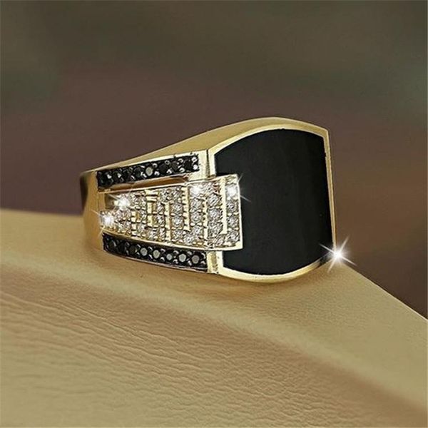 male female antique black enamel ring vintage gold color big engagement hip hop white zircon wedding rings for men women, Slivery;golden
male female antique black enamel ring vintage gold color big engagement hip hop white zircon wedding rings for men women, Slivery;golden