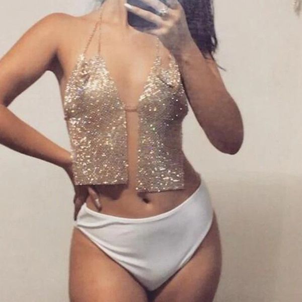 women's tanks & camis women diamondy metal body chain beach clubwear backless cami vest for festival party rave outfit, White
women's tanks & camis women diamondy metal body chain beach clubwear backless cami vest for festival party rave outfit, White