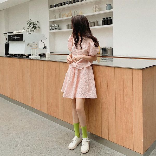women's blouses & shirts 2021 arrivals solid sweet summer shirt for women puff sleeve chic female loose pleated fashion ladies half ski, White
women's blouses & shirts 2021 arrivals solid sweet summer shirt for women puff sleeve chic female loose pleated fashion ladies half ski, White