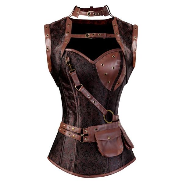 bustiers & corsets steampunk corset burlesque leather lace up boned bustier with jacket belt vintage retro pirate costume plus size 6xl, Black;white
bustiers & corsets steampunk corset burlesque leather lace up boned bustier with jacket belt vintage retro pirate costume plus size 6xl, Black;white