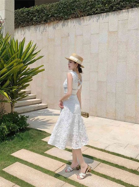 casual dresses summer self portrait runway lace patchwork hollow out mini v-neck sleeveless white dress vestidos axr2, Black;gray
casual dresses summer self portrait runway lace patchwork hollow out mini v-neck sleeveless white dress vestidos axr2, Black;gray