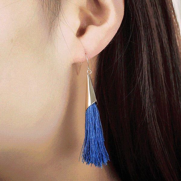 anise fashion gold geometric long tassel earrings for women bohemia vintage ethnic dangle wedding jewelry & chandelier, Silver
anise fashion gold geometric long tassel earrings for women bohemia vintage ethnic dangle wedding jewelry & chandelier, Silver
