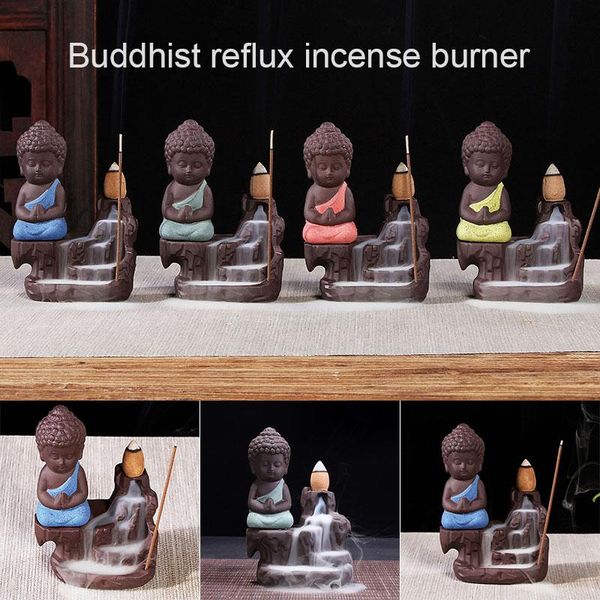 fragrance lamps little monk small buddhism censer backflow incense holder house office home decor sno88
fragrance lamps little monk small buddhism censer backflow incense holder house office home decor sno88