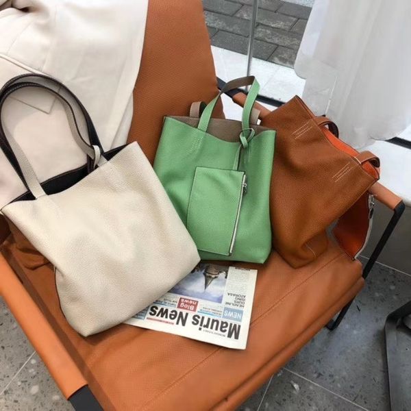 mama bags mom case child mother bag cases tote simple fashion single shoulder bucket soft first layer cowhide leather contrast color crossbo
mama bags mom case child mother bag cases tote simple fashion single shoulder bucket soft first layer cowhide leather contrast color crossbo