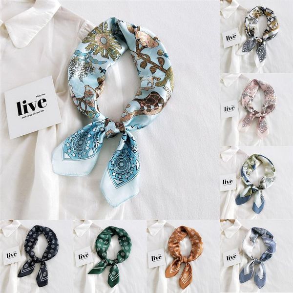 scarves women fashionable scarf imitation silk square neckerchief printed patterns office lady shawls for four seasons, Blue;gray
scarves women fashionable scarf imitation silk square neckerchief printed patterns office lady shawls for four seasons, Blue;gray