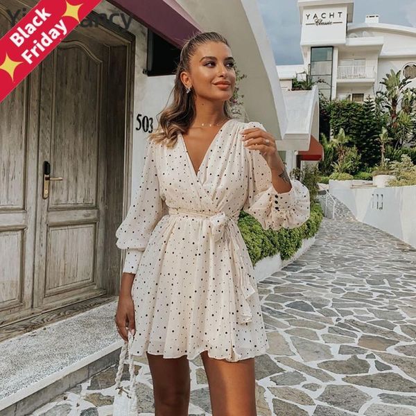 yimunancy dot chiffon dress women long sleeve boho autumn ladies v neck bow elegant robes casual dresses, Black;gray
yimunancy dot chiffon dress women long sleeve boho autumn ladies v neck bow elegant robes casual dresses, Black;gray