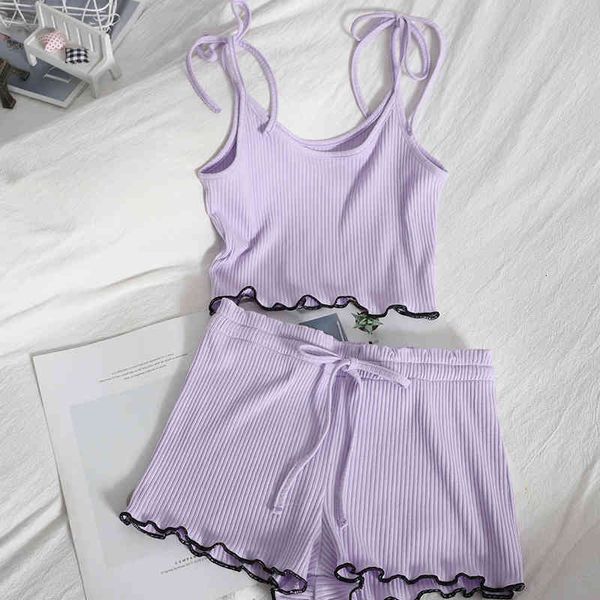 women's two piece pants summer pajamas suit lace-up bow-knot halter with thin straight shorts two-piece sets contrast color ru, White
women's two piece pants summer pajamas suit lace-up bow-knot halter with thin straight shorts two-piece sets contrast color ru, White