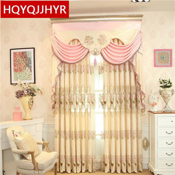 european luxury embroidered blackout curtains for living room high-end villa bedroom window curtain kitchen drapes &
european luxury embroidered blackout curtains for living room high-end villa bedroom window curtain kitchen drapes &