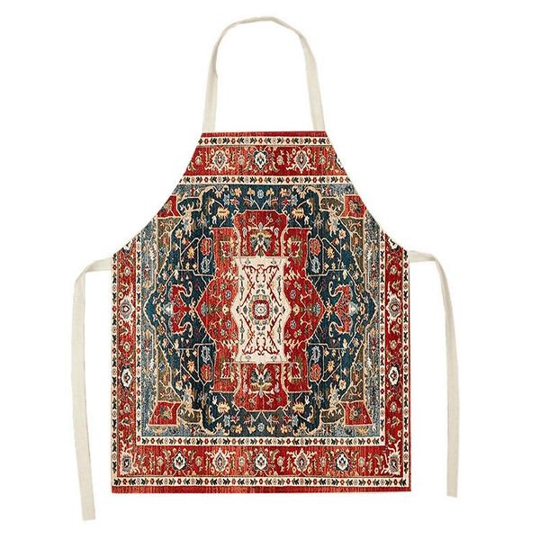 bohemian print linen aprons home cooking baking coffee shop cleaning geometric kitchen waist tools
bohemian print linen aprons home cooking baking coffee shop cleaning geometric kitchen waist tools