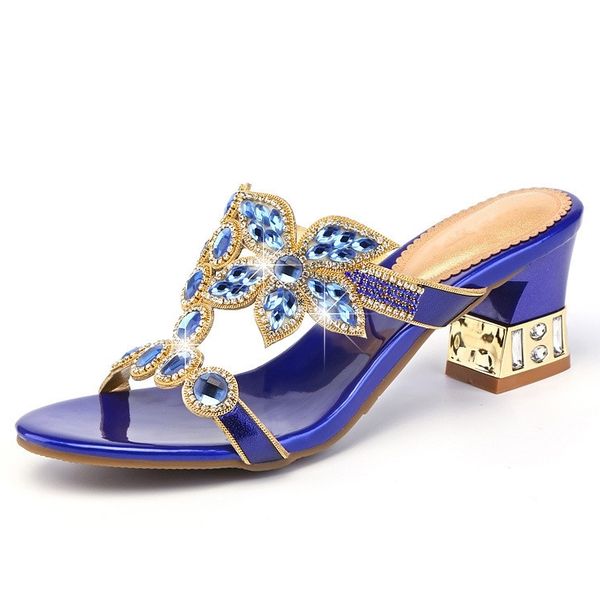 summer women rhinestones slippers fashion slides high heels sandals bohemia style crystal diamond square heel shoes woman c0038, Black
summer women rhinestones slippers fashion slides high heels sandals bohemia style crystal diamond square heel shoes woman c0038, Black