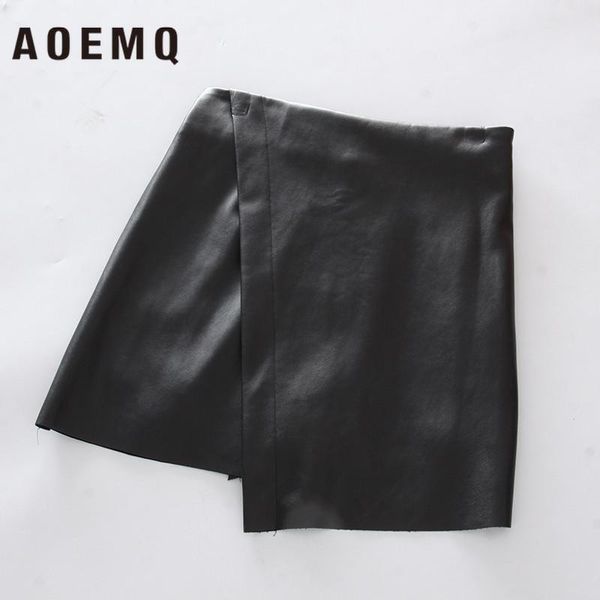 skirts aoemq autumn and winter fashion black pu leather casual wild high waist solid color a-shaped mini skirt pants
skirts aoemq autumn and winter fashion black pu leather casual wild high waist solid color a-shaped mini skirt pants