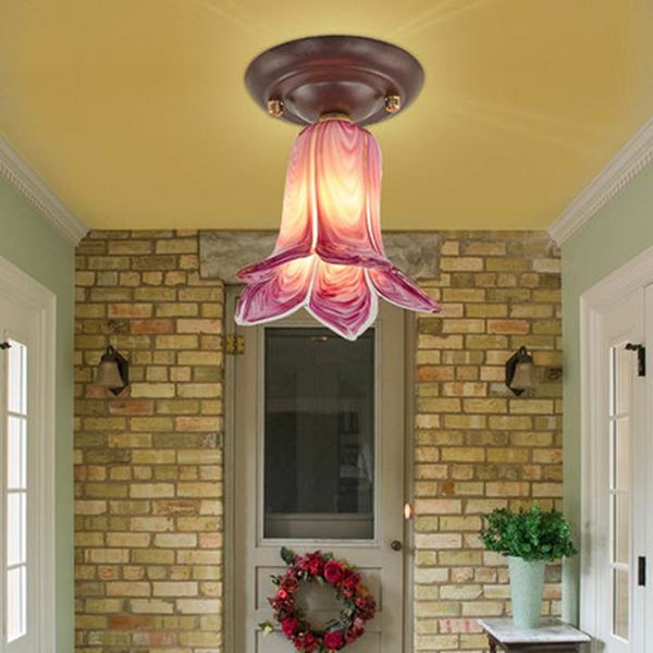 ceiling lights american style rural chandelier with flowers bedroom balcony porch aisle european simple wall light
ceiling lights american style rural chandelier with flowers bedroom balcony porch aisle european simple wall light