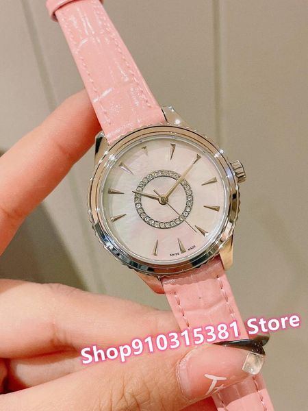 wristwatches women stainless steel round diamond watch green pink leather geometric quartz watches ladies mother of pearl clock 33mm, Slivery;brown
wristwatches women stainless steel round diamond watch green pink leather geometric quartz watches ladies mother of pearl clock 33mm, Slivery;brown
