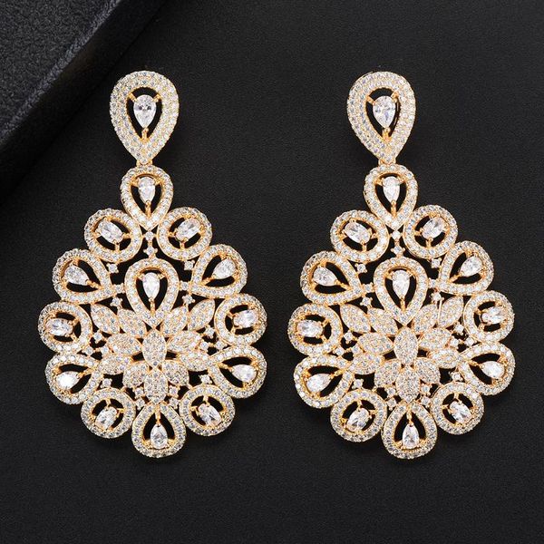 41*69mm luxury waterdrop hollow shape dangle earrings for women wedding engagement cubic zirconia inlaid drop & chandelier, Silver
41*69mm luxury waterdrop hollow shape dangle earrings for women wedding engagement cubic zirconia inlaid drop & chandelier, Silver