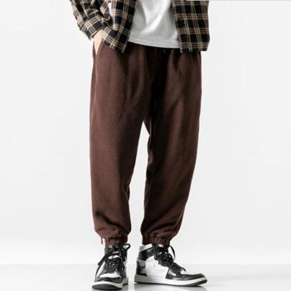 men's pants hommes fleece straight loose fashion trousers male pantalon winter sweatpants autumn jogging warm men outdoor pan, Black
men's pants hommes fleece straight loose fashion trousers male pantalon winter sweatpants autumn jogging warm men outdoor pan, Black