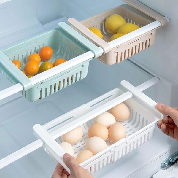 retractable refrigerator storage basket pull-out drawer, expandable household essential rack fresh-keeping sorting box bottles & jars
retractable refrigerator storage basket pull-out drawer, expandable household essential rack fresh-keeping sorting box bottles & jars