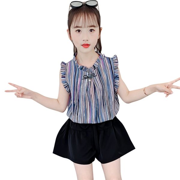 teen girls summer clothing rainbow vest + short tracksuits for bow costumes casual style kids 210528, White
teen girls summer clothing rainbow vest + short tracksuits for bow costumes casual style kids 210528, White
