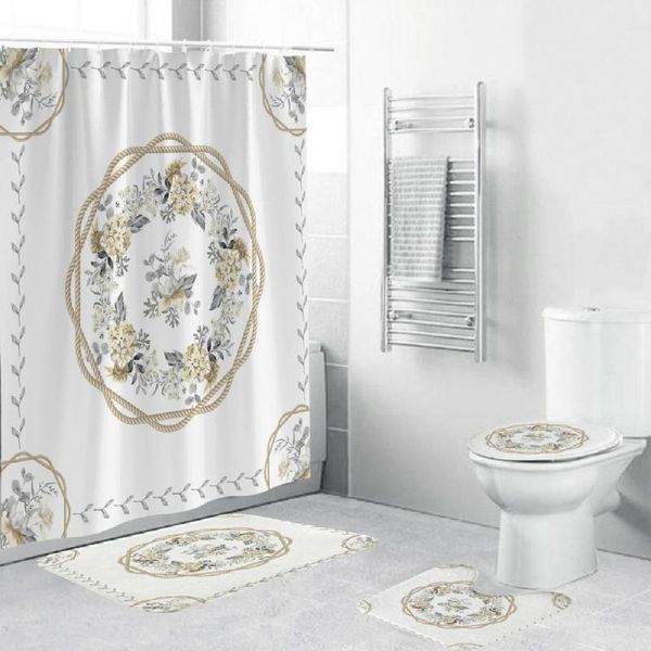 shower curtain 180*180cm with non-slip rug toilet lid cover bath mat for bathroom curtains
shower curtain 180*180cm with non-slip rug toilet lid cover bath mat for bathroom curtains