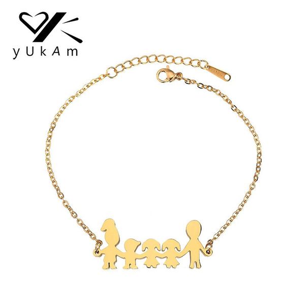 charm bracelets yukam minimalist stainless steel gold family mom dad son three baby for women father daughter mother jewelry, Golden;silver
charm bracelets yukam minimalist stainless steel gold family mom dad son three baby for women father daughter mother jewelry, Golden;silver