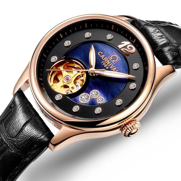 wristwatches switzerland carnival women watches ladies automatic mechanical watch waterproof relogio feminino c0682-6, Slivery;brown
wristwatches switzerland carnival women watches ladies automatic mechanical watch waterproof relogio feminino c0682-6, Slivery;brown
