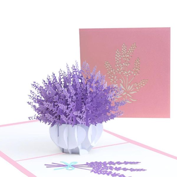 greeting cards 3d -up lavender card for birthday mother's day wedding party anniversary graduation with envelope
greeting cards 3d -up lavender card for birthday mother's day wedding party anniversary graduation with envelope