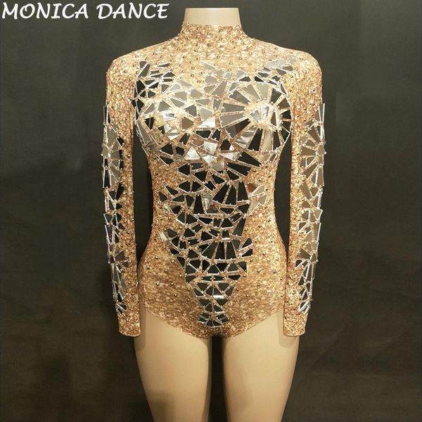 women's jumpsuits & rompers women gold net yarn bodysuit full silver bling sparkling mirrors jumpsuit nightclub party stage wear singer, Black;white
women's jumpsuits & rompers women gold net yarn bodysuit full silver bling sparkling mirrors jumpsuit nightclub party stage wear singer, Black;white