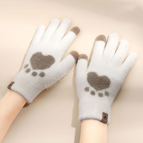 winter warm soft women touch screen gloves sweet heart print fuzzy full fingers gloves cute kawaii female knit mittens, Blue;gray
winter warm soft women touch screen gloves sweet heart print fuzzy full fingers gloves cute kawaii female knit mittens, Blue;gray