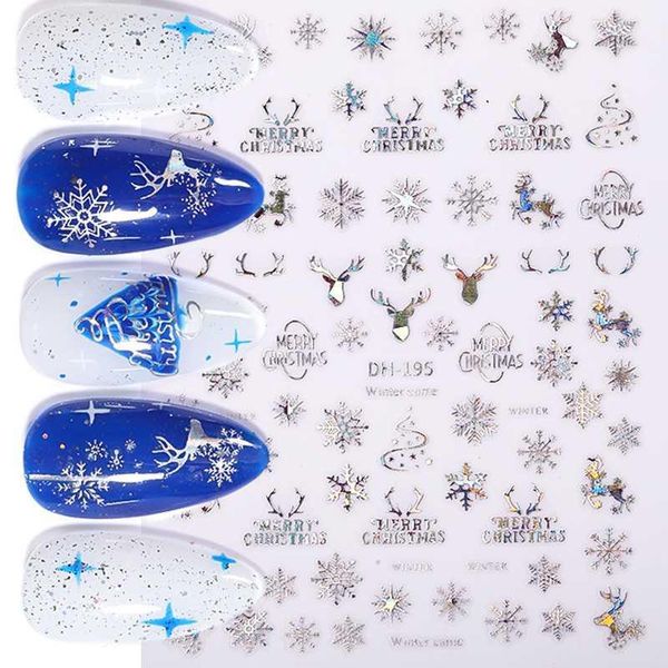 christmas gold silver snowflake 3d nail sticker santa claus halloween pumpkin stickers laser effect art decoration1, Black
christmas gold silver snowflake 3d nail sticker santa claus halloween pumpkin stickers laser effect art decoration1, Black