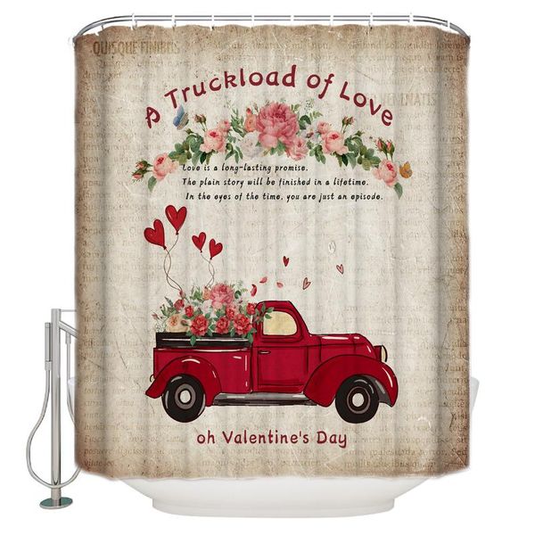 shower curtains curtain waterproof polyester valentine's day truck balloons roses happy love vintage spaper background
shower curtains curtain waterproof polyester valentine's day truck balloons roses happy love vintage spaper background