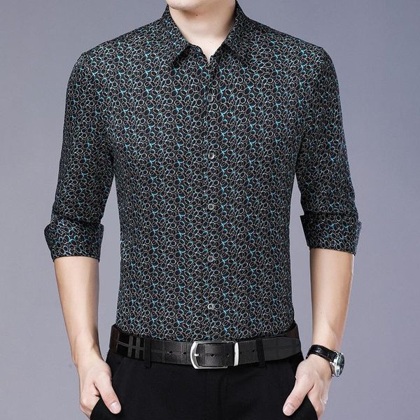 men's casual shirts silk long sleeve shirt autumn middle aged father non iron thin hengyuanxiang, White;black
men's casual shirts silk long sleeve shirt autumn middle aged father non iron thin hengyuanxiang, White;black