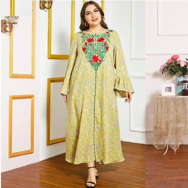 casual dresses doib women abya maxi dress yellow print emboridery flare full sleeve long 2021 autumn muslim bohemia plus size, Black;gray
casual dresses doib women abya maxi dress yellow print emboridery flare full sleeve long 2021 autumn muslim bohemia plus size, Black;gray