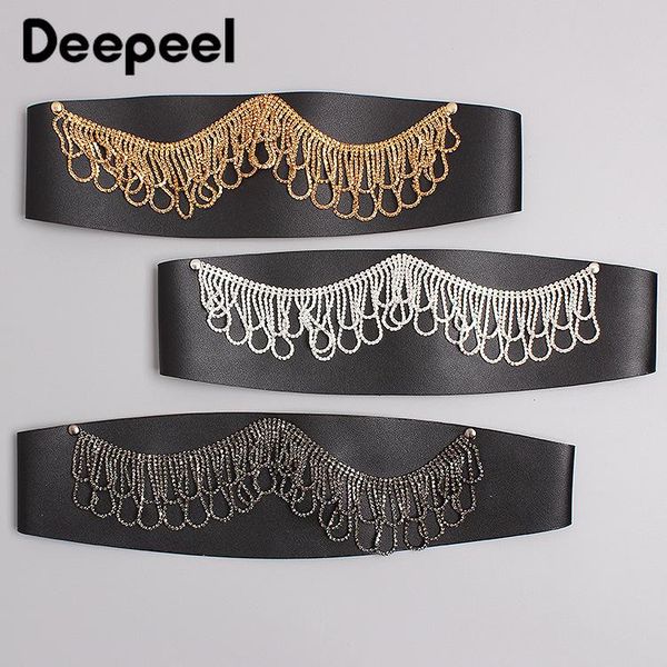 belts deepeel 1pc 60-80cm fashion rhinestone decoration wide elastic belt female black leather cummerbunds luxury woman corset, Black;brown
belts deepeel 1pc 60-80cm fashion rhinestone decoration wide elastic belt female black leather cummerbunds luxury woman corset, Black;brown