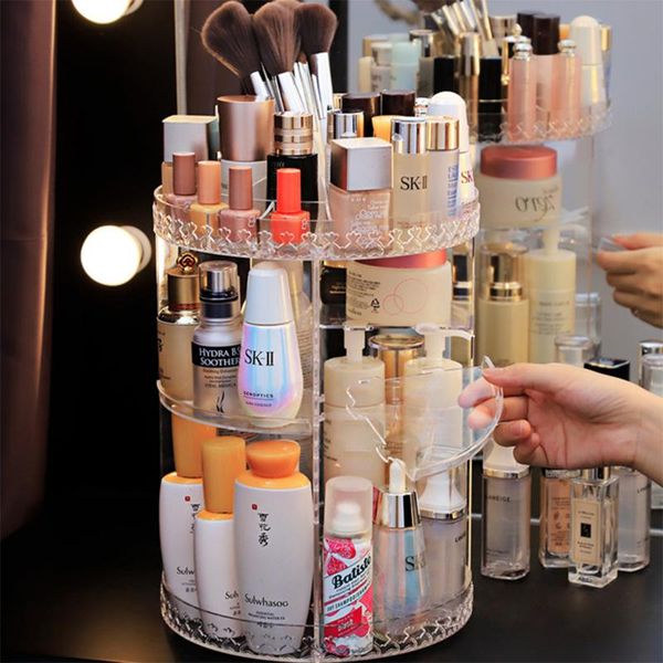 storage boxes & bins transparent 360° rotating makeup organizer large capacity cosmetic box deskjewelry nail polish container
storage boxes & bins transparent 360° rotating makeup organizer large capacity cosmetic box deskjewelry nail polish container