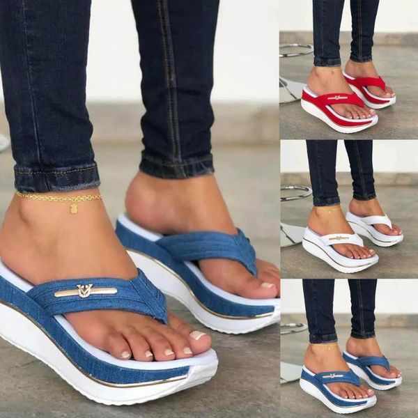 slippers 2021 women's summer fashion metal button slides shoes wedge beach sandals women outside platform leisure flip flops, Black
slippers 2021 women's summer fashion metal button slides shoes wedge beach sandals women outside platform leisure flip flops, Black