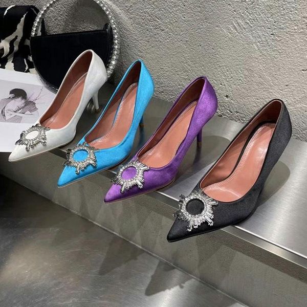 dress shoes 2021 brand women pumps sun flower crystal high heels woman blue satin pointy toe stiletto heeled wedding prom, Black
dress shoes 2021 brand women pumps sun flower crystal high heels woman blue satin pointy toe stiletto heeled wedding prom, Black