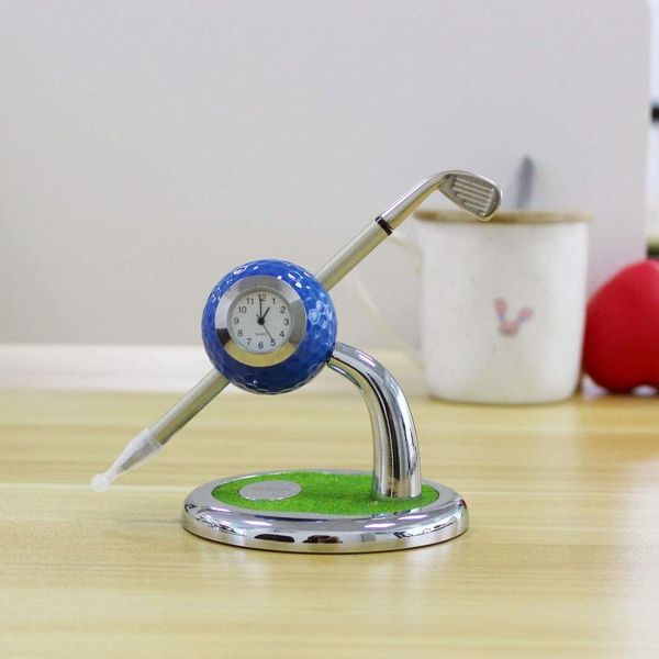 golf training aids crestgolf ball pen holder with club shape ballpoint and a clock accessoires
golf training aids crestgolf ball pen holder with club shape ballpoint and a clock accessoires