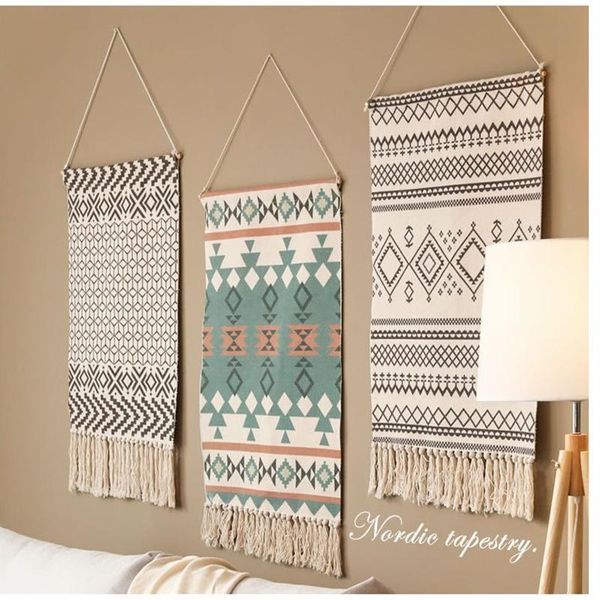 tapestries home boho wall tapestry handmade kniting macrame cotton linen nordic decor background canvas hanging blanket
tapestries home boho wall tapestry handmade kniting macrame cotton linen nordic decor background canvas hanging blanket