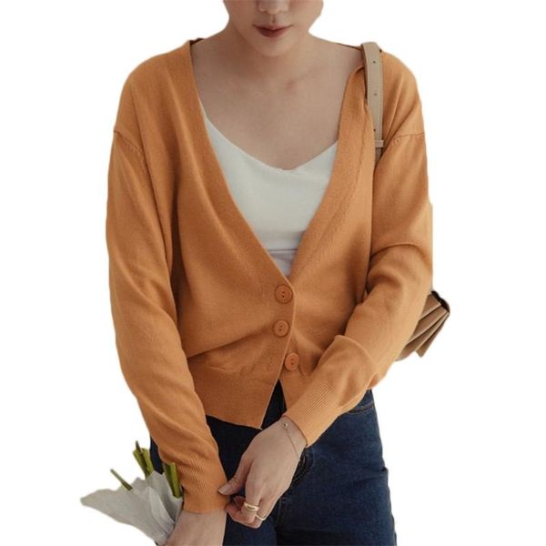 women's knits & tees knit coat women autumn casual loose short knitted cardigan jacket student sweater long sleeve ns2064, White
women's knits & tees knit coat women autumn casual loose short knitted cardigan jacket student sweater long sleeve ns2064, White